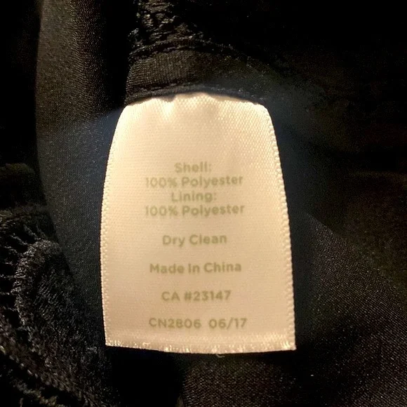 RSVP by Talbots Black Flounce-Sleeve Lace Dress - Picture 9 of 10